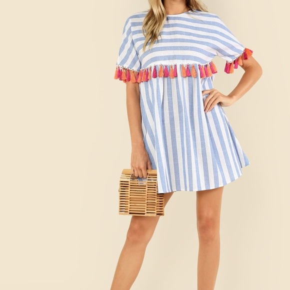 shein tassel dress